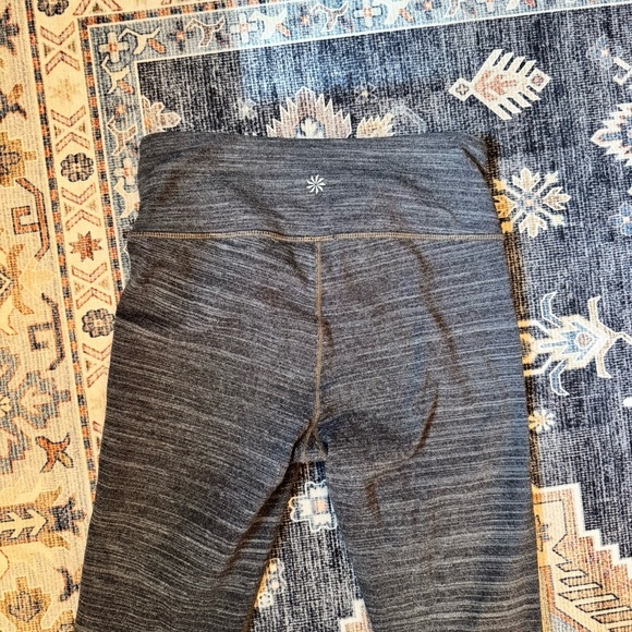 Athleta High Rise Chaturanga Leggings Charcoal Heather Gray Women’s Size Small - Picture 4 of 4